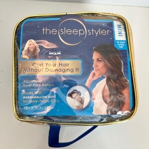 The Sleep Styler Mini Heat-Free Rollers 12 Pack 3 Inch Curlers Shark Tank NEW